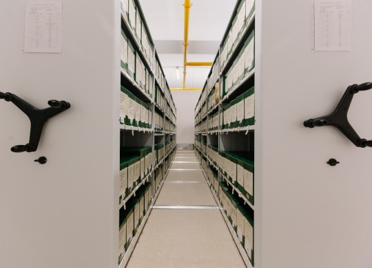 Индивидуальные размеры полок передвижных стеллажей